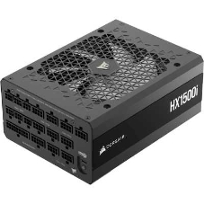 Блоки питания/ Power Supply Corsair HX1500i, Model RPS0132, 1500W 80+ Platinum (ATX, 3.1, PCIe 5.1, Full modular, 1x24(20+4)pin, 2x8-Pin to 12V-2x6 Cable, 3x4+4-pin CPU +12V (EPS), 6x4-pin Molex, 4x6+2-pin PCIe, 8xSATA3, 1xUSB Type-C, Active, 140x140mm, 150x200x86mm, APFC, Power cable-EU, black)