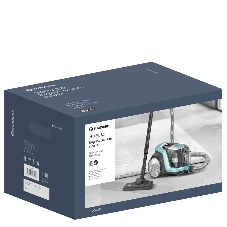 Пылесос Eurostek EVC-4519 бирюзовый, 500/2800 Вт, уборка сухая, пылесборник контейнер 3 л