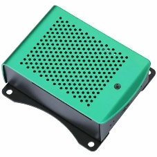 Корпус перфорированный Qumo с доп.креплением, Aluminum Case, Raspberry Pi 4B, green(RS037)