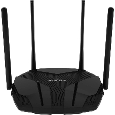 Роутер Mercusys MR70X AX1800 Dual-Band WiFi 6 Router, 574 Mbps at 2.4 GHz + 1201 Mbps at 5 GHz,4× Fixed External Antennas, 3× Gigabit LAN Ports, 1× Gigabit WAN Port, 1024-QAM, OFDMA, Router/Access Point Mode, MU-MIMO, WPA3, TWT, BSS Color