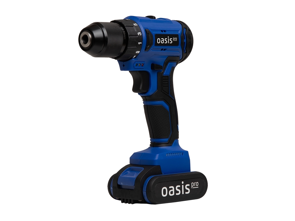 Дрель-шуруповерт Oasis ASB-18V PRO (J) 201, 18 В, 2 Ач, 50 Нм, бесщеточный