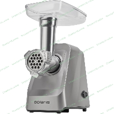 Мясорубка электрическая Polaris PMG 2077 графит, 2000 Вт, 2.0 кг/мин, реверс, защита от перегрузки, насадки - 6