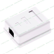 Розетка внешняя RJ-45 5e кат., 1порт. 5bites LY-SB01-A