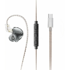 Проводные наушники FiiO JD10 черный, внутриканальные, USB Type-C