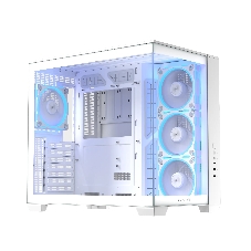 Корпус ASUS A32 Plus, Midi-Tower, белый, 4 x 120 мм