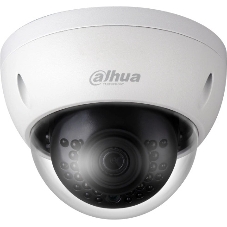 Уличная купольная IP-видеокамера Dahua 2Мп; 1/2.8” CMOS; объектив 2.8мм; механический ИК-фильтр; чувствительность 0.01лк@F2.0; сжатие: H.265+, H.265, H.264+, H.264, MJPEG; 2 потока до 2Мп@25к/с; ИК-по
