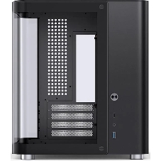Корпус без блока питания Корпус JONSBO TK-1 Black 2.0 MATX без БП, mini-ITX, micro-ATX, черный