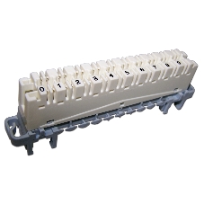 Плинт Lanmaster TWT-LSA10P-DIS-5E 10 пар LSA-PROFIL размык. ABS пластик