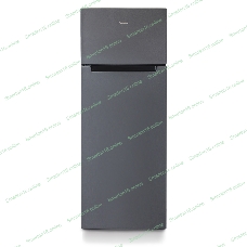 Холодильник Бирюса Б-W6135 матовый графит двухкамерный 240/60л морозилка сверху, автоматическое оттаивание