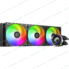 Система жидкостного охлаждения для процессора ID-COOLING FX360 INF черный 120мм алюминий+медь 2000rpm 27.2db 4-pin 350W