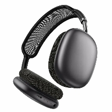 Беспроводные/проводные наушники Borofone BO35 серый космос, накладные, Bluetooth + проводной, до 45 ч