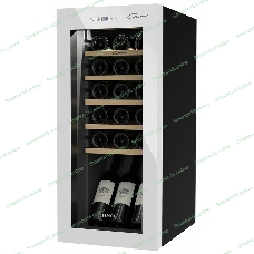 Винный шкаф Libhof GM-18 белый, 53 л, 1 отсек, 18 бут., класс A