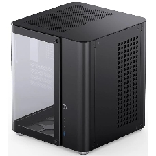 Корпус без блока питания Корпус JONSBO TK-1 Black 2.0 MATX без БП, mini-ITX, micro-ATX, черный