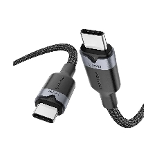 Кабель Vention USB 2.0 CM/CM - 1м. Черный 5А PD240W