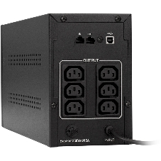 Источник бесперебойного питания ExeGate SpecialPro UNB-1000.LED.AVR.C13.RJ.USB / 1000 ВА / 650 Вт / 6 x IEC 320 C13