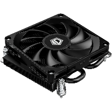 Кулер для процессора ID-COOLING IS-23i черный LGA1851/1700/1200/115X низкопрофильный высота 23мм (48шт/кор, TDP 45W, PWM, 2 тепл.трубки, медная база, FAN 80мм) BOX
