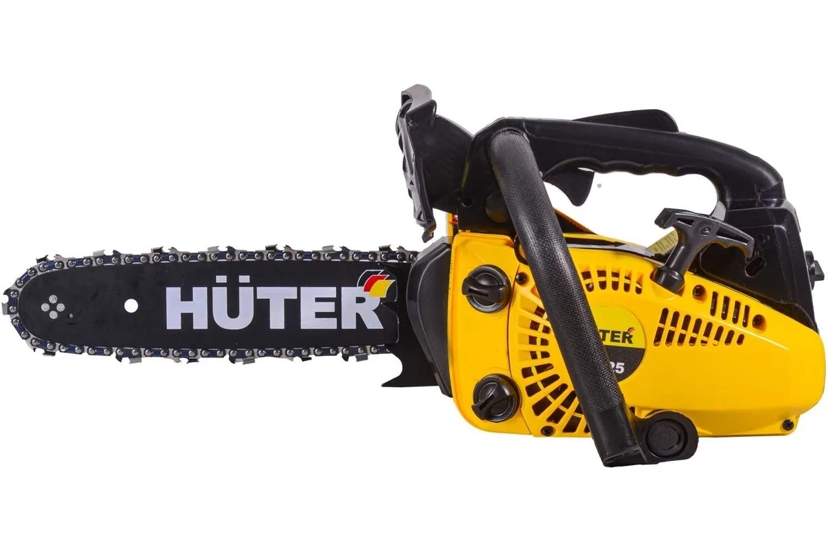 Бензопила Huter BS-25 70/6/5 800 Вт, 25 см3, бак 0,31 л, антивиб. система, шина 300см/12