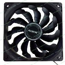 Вентилятор для корпуса Alseye S120-F черный, 120 мм, 1700 об/мин, 33.8 дБ, 4 pin