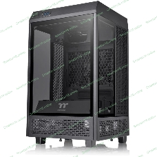 Компьютерный корпус Thermaltake The Tower 100 черный без БП ATX 2x120мм 2xUSB 3.0 1xUSB3.1 audio bott PSU