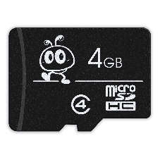 Флеш карта Micro SDHC 4Gb Smartbuy Сlass 4, адаптер в комплекте