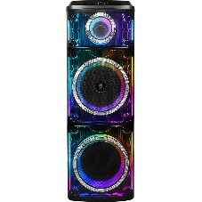 Колонка порт. Ural Молот 216 черный/черный 3000W 1.1 BT/3.5Jack/USB-C 15м 9000mAh (УРАЛ МОЛОТ 216)