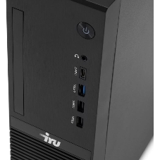 ПК IRU Planio 310H6SFC SFF i3 13100F (3.4) 16Gb SSD512Gb GT610 2Gb Windows 11 Pro GbitEth 350W черный (2153487)