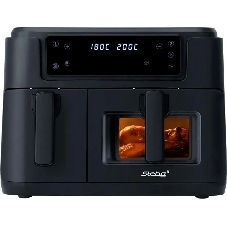 Аэрофритюрница Steba HF 9501 DUO черный, 2400 Вт, 9,5 л, сенсор, 10 программ