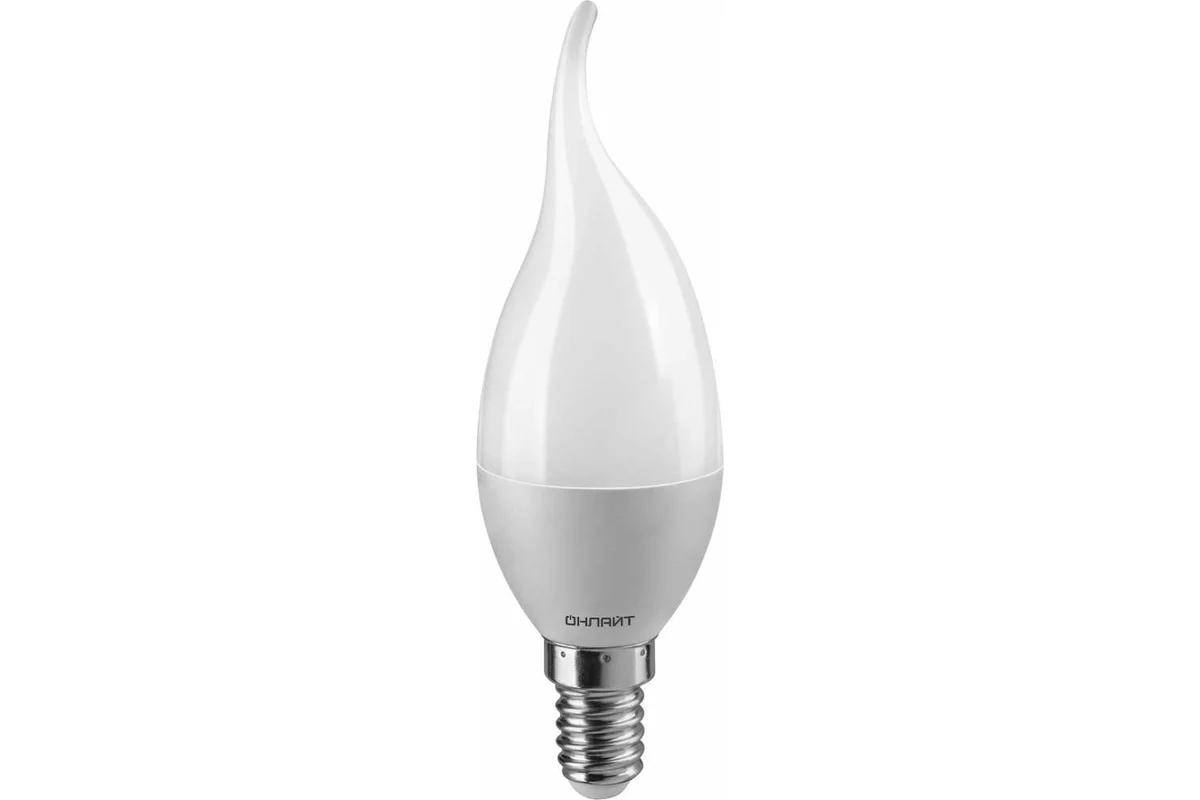 Лампа светодиодная ОНЛАЙТ 71620 OLL-FC37-6-230-2.7K-E14-FR