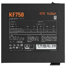 Блоки питания PCCooler KF750, 750W, APFC, 80+, 12cm Fan (P3-F750-W1H)