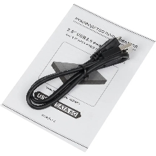 Внешний корпус для HDD AgeStar 3UB2P3 SATA III пластик черный 2.5