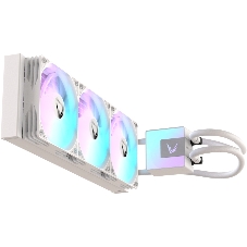 Кулер с водяным охлаждением Formula V Line ICE JET GLOW 360 WH, 360мм, 3x120мм, ARGB fans, LGA115X/1200/1700/1851, AM4/AM5