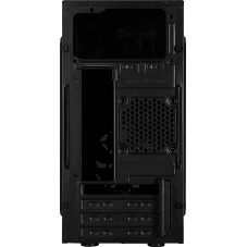 Компьютерный корпус Aerocool/Formula Cs-105 Blue (mATX, без БП, 1x USB3.0, 1x USB2.0, 1x 12cm blue LED front fan)