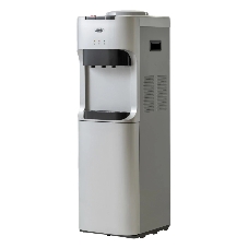 Кулер для воды Vatten V45SKB, верхняя загрузка, нагрев 90 °С, охлаждение 10 °С, серебристый/черный