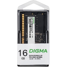 Оперативная память Digma, DDR5, 16GB (1x16 GB), 4800 MHz, CL40, SO-DIMM