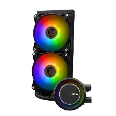 Система жидкостного охлаждения MSI MAG CORELIQUID E240 2x ARGB Fan LGA 1200/1700 AM5/AM4 (306-7ZW5E17-C24)