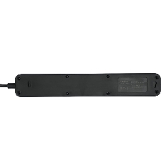 Сетевой фильтр Гарнизон 2.0 Мультипорт EPS-4-U3-B-2, 4 р, 10А, 3xUSB, 2 м, ур.защиты 2+, черный, пакет