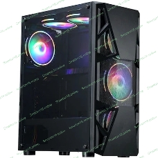 Компьютерный корпус Aerocool/Formula CL-3303B RGb черный без БП ATX 6x120мм 2xUSB 2.0 1xUSB 3.0 audio bott PSU