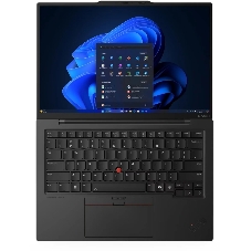 Ноутбук ThinkPad X1 Carbon Gen 13 Aura Edition WUXGA (1920x1200) IPS 500N, Ultra 7 265U, 16GB Soldered LPDDR5x, 1TB SSD M.2, Integrated Graphics, WiFi6E, BT, TPM2, FPR, IR Cam, 57Wh, 65W USB-C, Win 11 Pro, 1