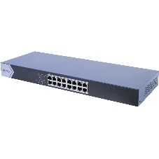 Коммутатор Hikvision DS-3E0516-E(C), 16×1 Гбит/с, неуправляемый