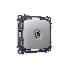 Комплект механизма TV розетки проходной OMEGA Сталь матовый 5-1000 MHz 4dB QUANT (OP5130, VM211) MO513030 Комплект механизма TV розетки проходной OMEGA Сталь матовый 5-1000 MHz 4dB QUANT (OP5130, VM211) MO513030