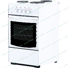 Плита электрическая Flama AE 1304 W белый, конфорок 3 шт, духовка 50 л, 50 см x 85 см x 60 см