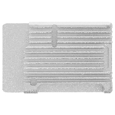Корпус Qumo Aluminum case without fan, Raspberry Pi 3, silver(RS024)