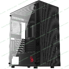 Компьютерный корпус Bloody BD-CC115 черный без БП ATX 8x120мм 1xUSB 2.0 1xUSB 3.0 audio bott PSU