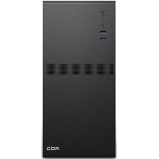 Компьютерный корпус CBR mATX Minitower V203, без БП, 1хUSB 3.0, 1хUSB 2.0, HD Audio+Mic, черный PCC-MATX-V203-WPSU