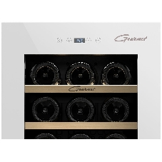 Винный шкаф Libhof GM-18 белый, 53 л, 1 отсек, 18 бут., класс A