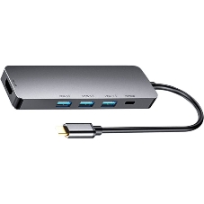 USB-концентратор Gembird UHB-D1, USB Type-C, USB/USB Type-C/PD100W/HDMI, USB Type-C