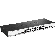 Коммутатор D-Link DGS-1210-28/ME/A2B, 24×1 Гбит/с + 4×1 Гбит/с SFP, управляемый
