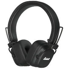 Беспроводные/проводные наушники Marshall Major V черный, накладные, Bluetooth + проводной, беспроводная зарядка, до 100 ч