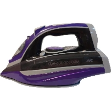 Утюг JVC JRI02 фиолетовый/черный, 2400 Вт, 20 г/мин, 120 г/мин, 400 мл