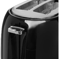 Тостер Centek СТ-1432 черный/стальной, 850 Вт, 2 слота